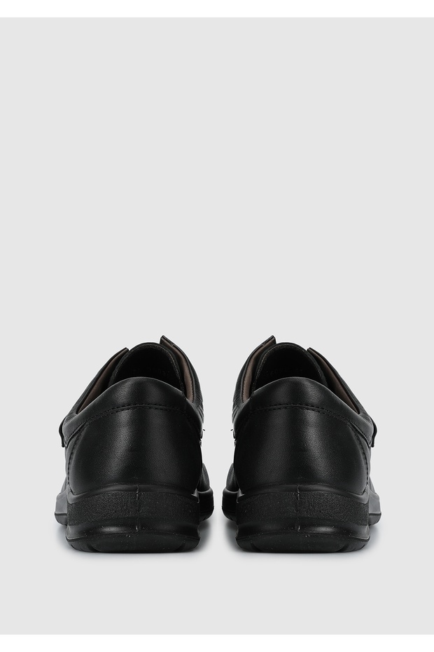 Siyah Deri Erkek Ayakkabı - 4