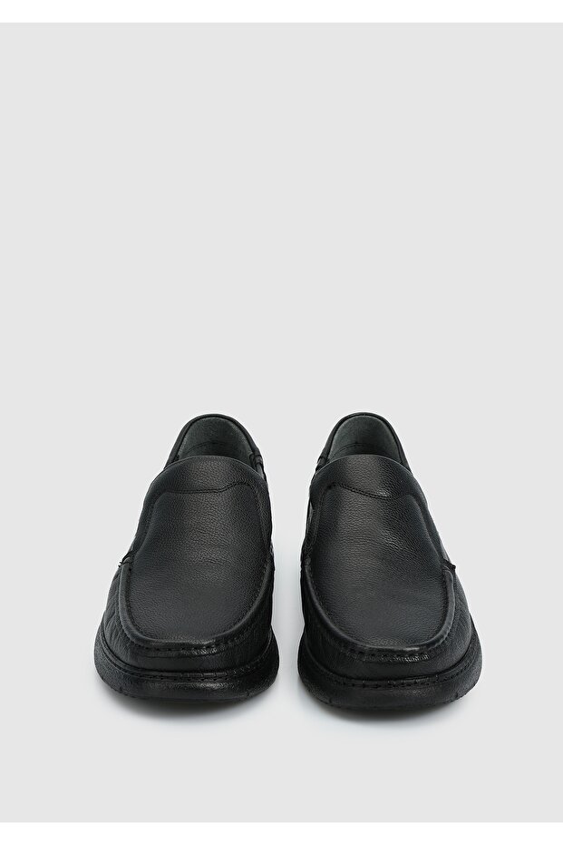 Siyah Deri Erkek Ayakkabı - 3