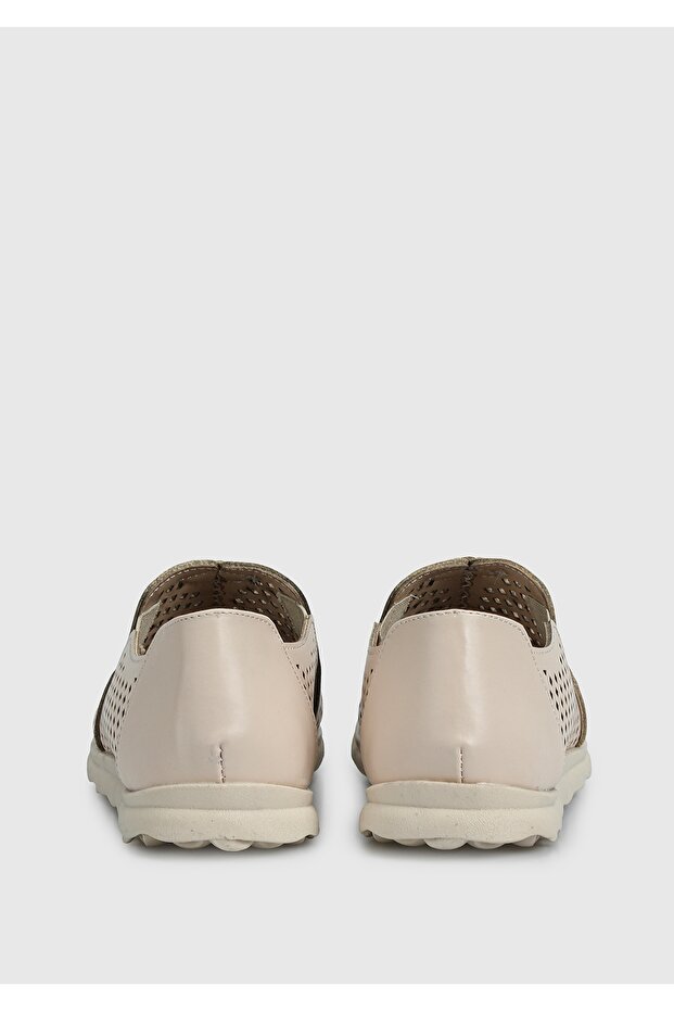 Ekru Kadın Ayakkabı - 4