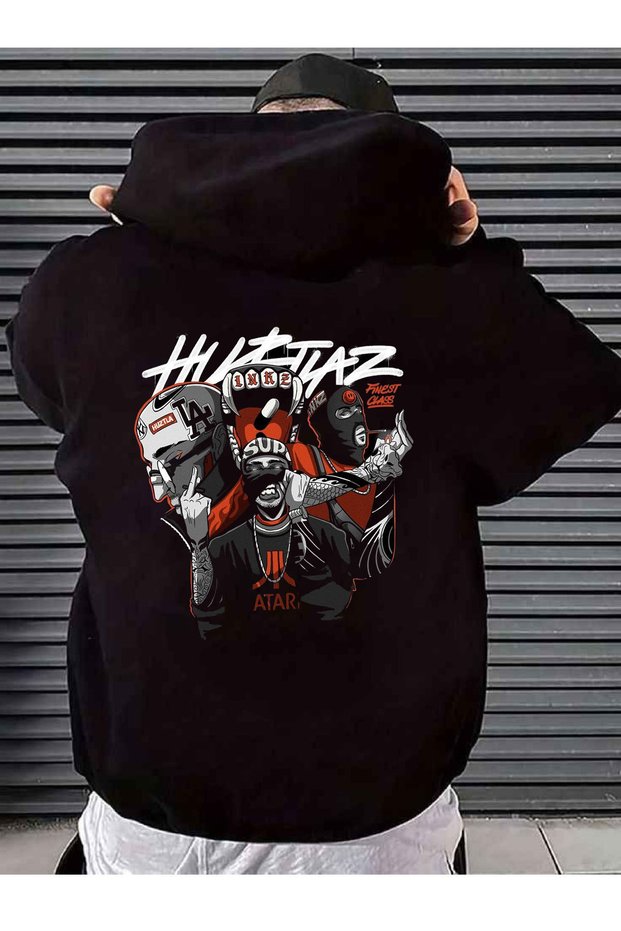 Unisex Women Men Hooded Kangaroo Pocket Oversize Sweatshirt Hoodie New Way