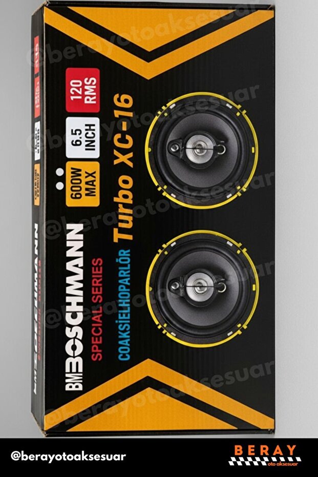 16 Cm Koaksiyel Tweeter’lı Hoparlör – 600 Watt - XC-16 - 4