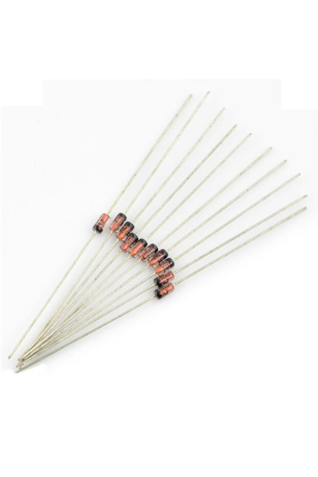 Set of 20, Signal Diode 1N4148, 75V, 150mA, THT Mounting DO35, Fast Switching - 3