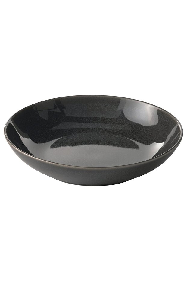 GLADELIG Deep Plate, Dark Grey, 21 cm
