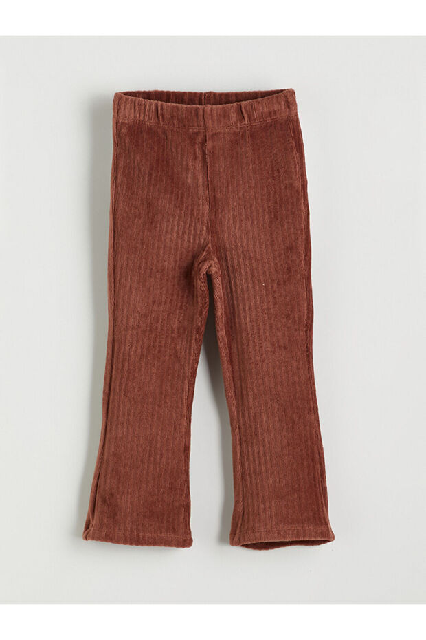I Beli Kordonlu Velvet Girls' Leggings from Freezen Store
