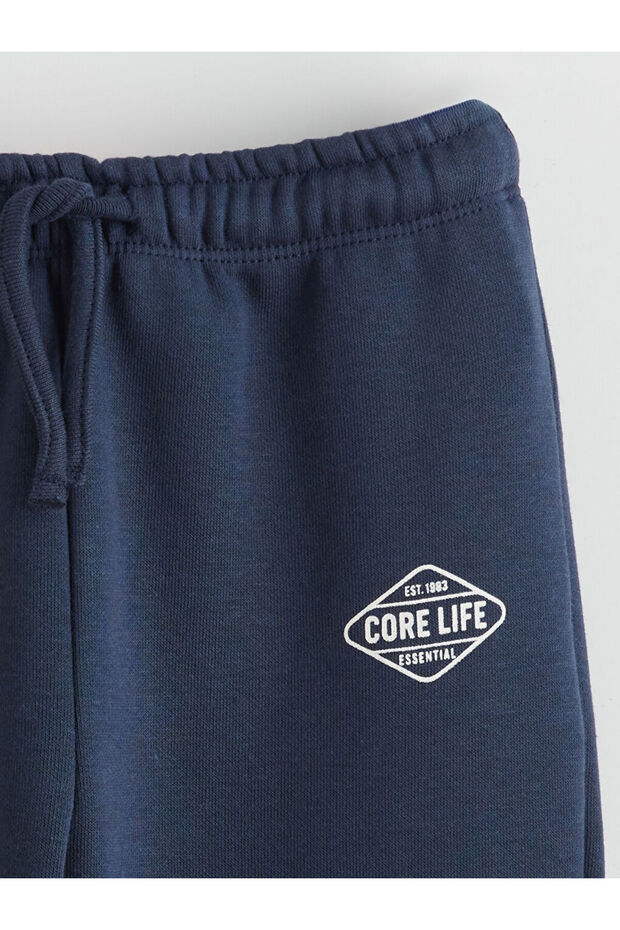 Beli Lastikli Erkek Çocuk Jogger Eşofman Alt - 7