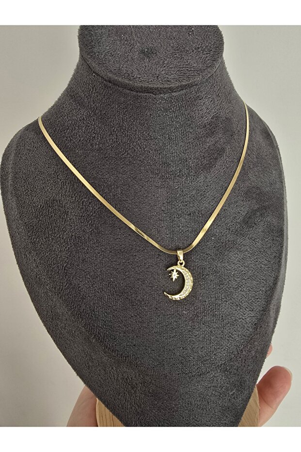 14K Çelik kolye - 1