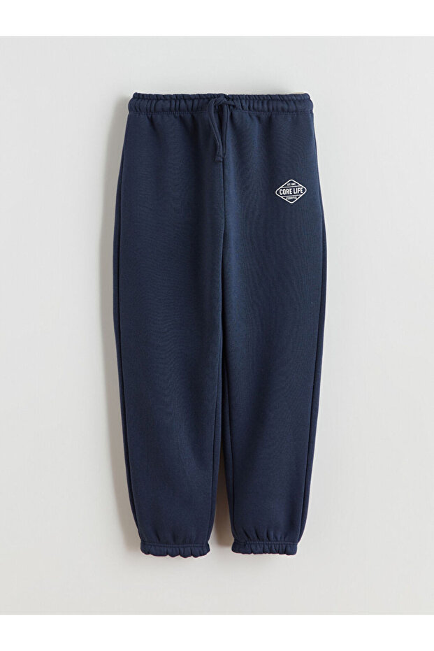 Beli Lastikli Erkek Çocuk Jogger Eşofman Alt - 6