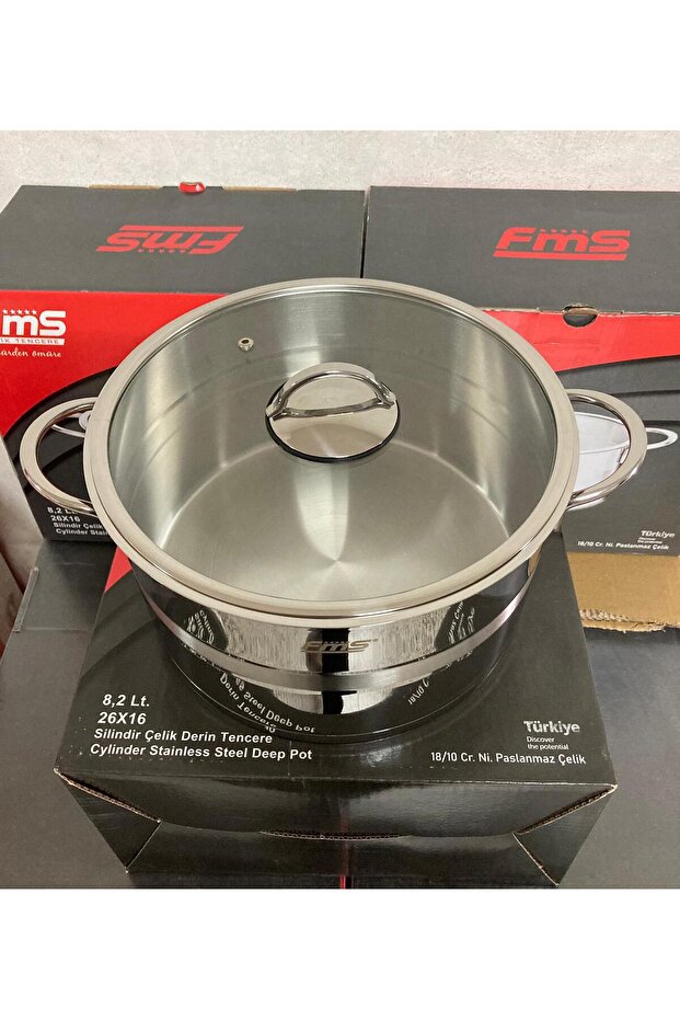 Silindir Derin Tencere 26 CM - 3