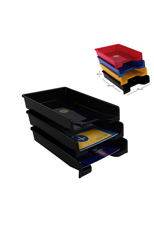 رف بلاستيكي للأوراق مفرد - 3