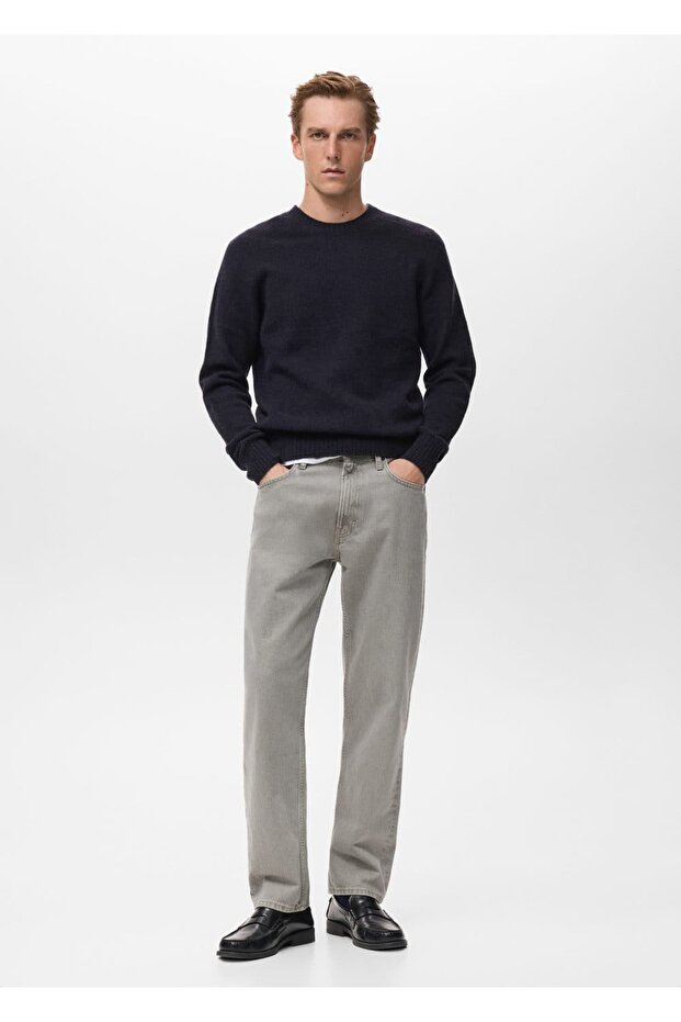 Yün karışımlı triko kazak - 2