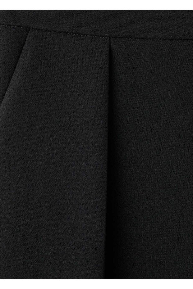 Pileli fermuarlı pantolon - 7