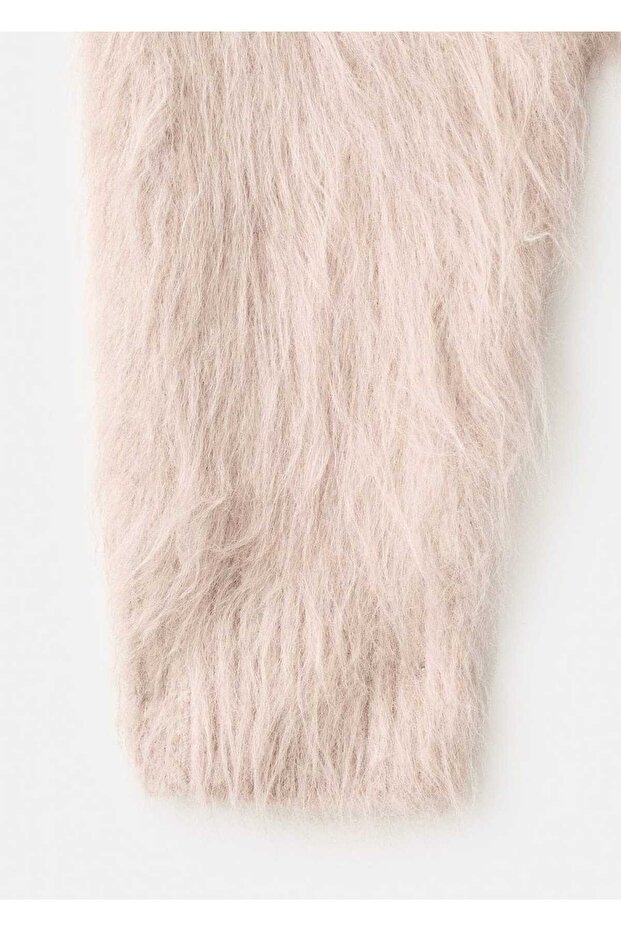 Kürk görünümlü kazak - 6