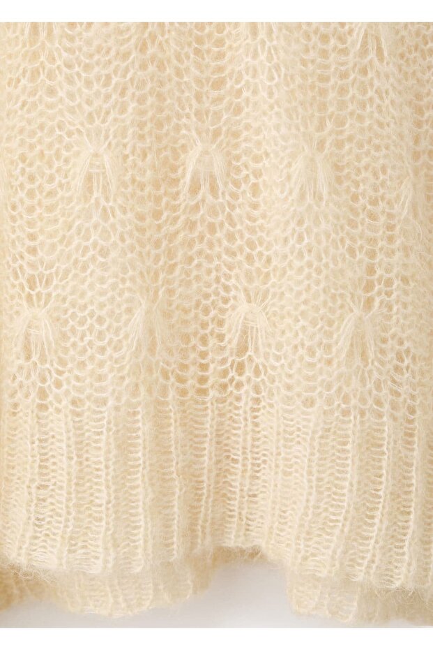 Ajur örgü kazak - 5