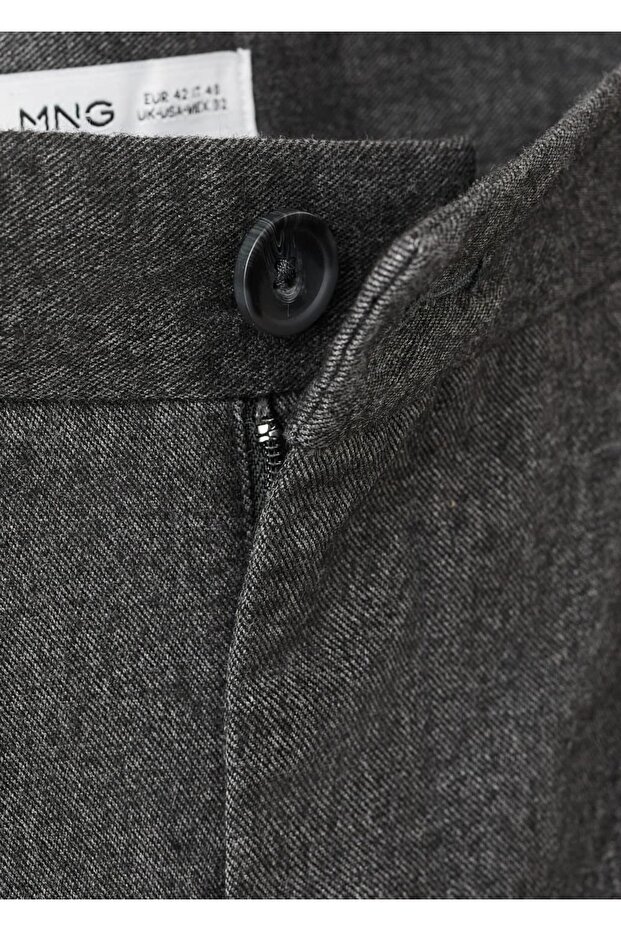 Regular kesim pensli pantolon - 6