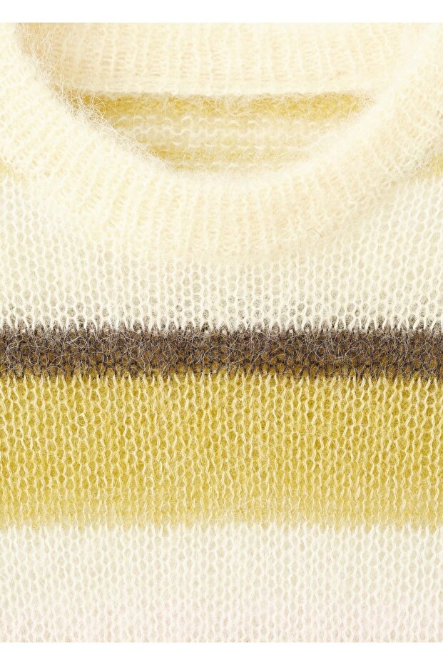 Transparenter Alpaka-Pullover - 6