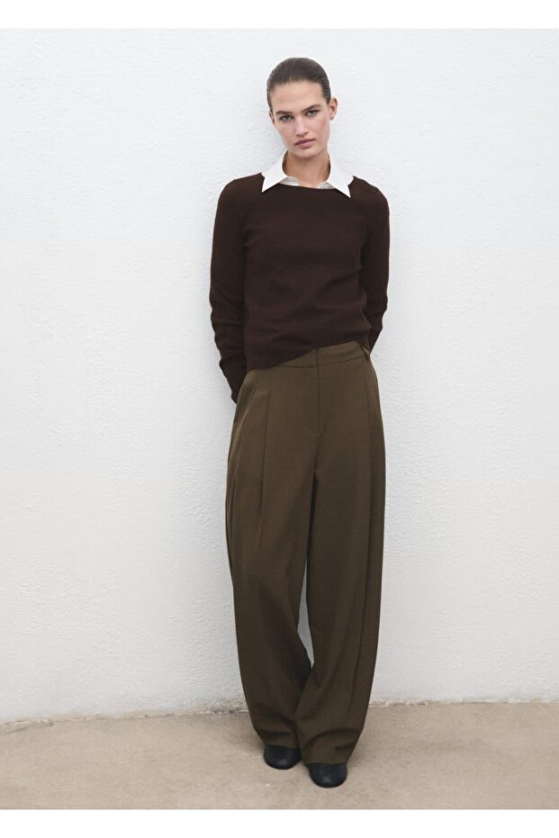 Dünner Strickpullover - 2