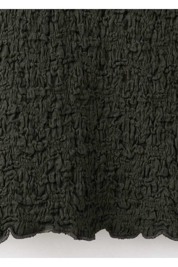 Dokuma krep bluz - 6