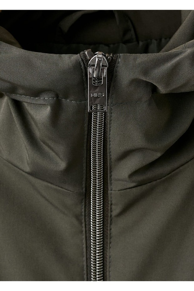 Su geçirmez kapüşonlu parka - 5