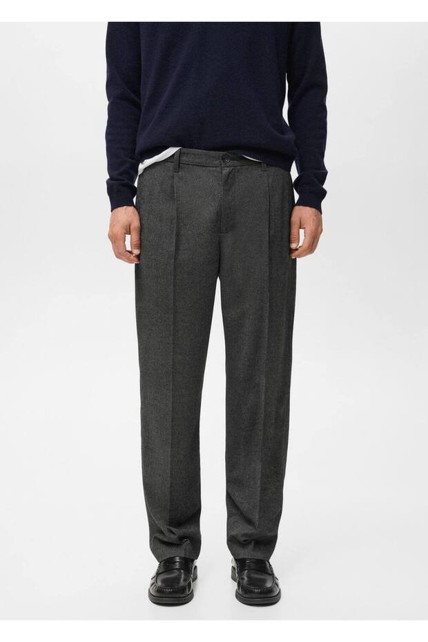 Regular kesim pensli pantolon - 1