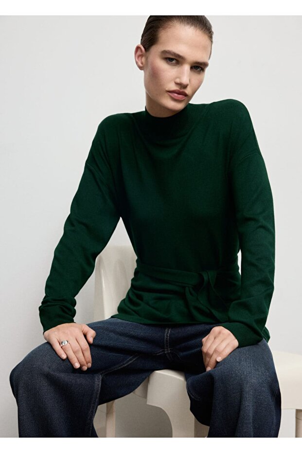 Düğüm detaylı kazak - 8