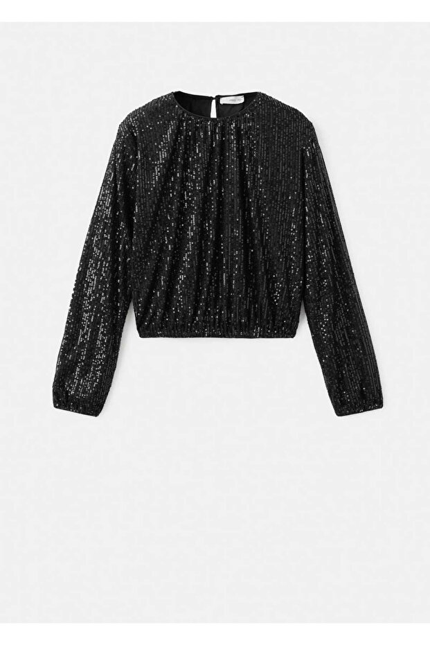 Payetli bluz - 3