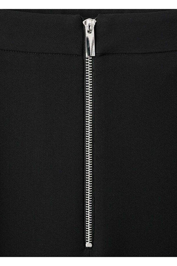 Pileli fermuarlı pantolon - 6