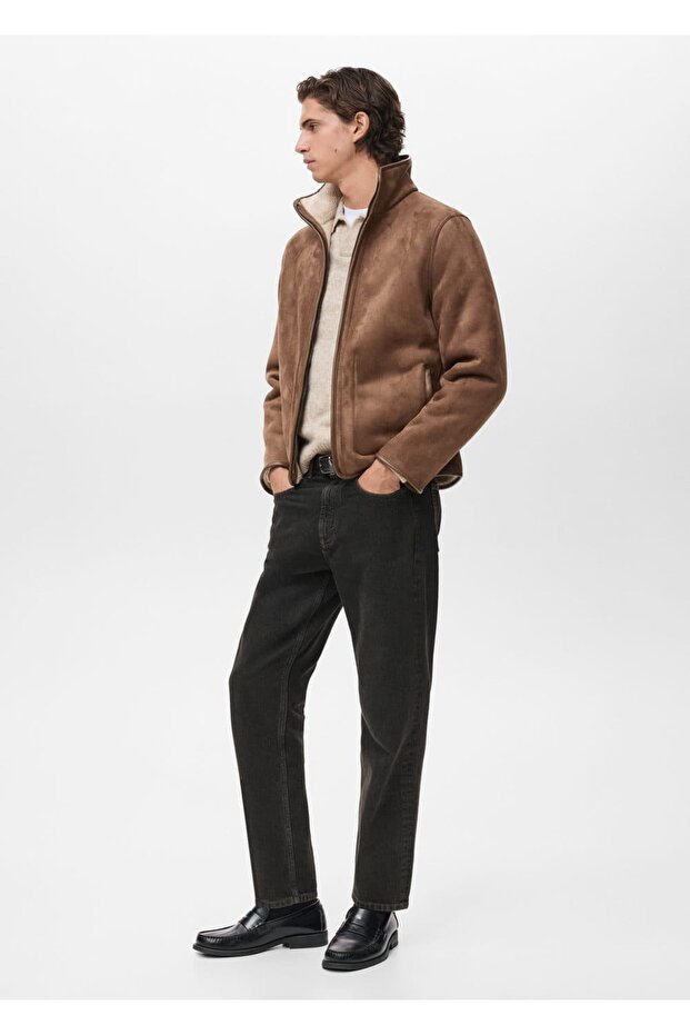 Çift taraflı kürklü ceket - 6