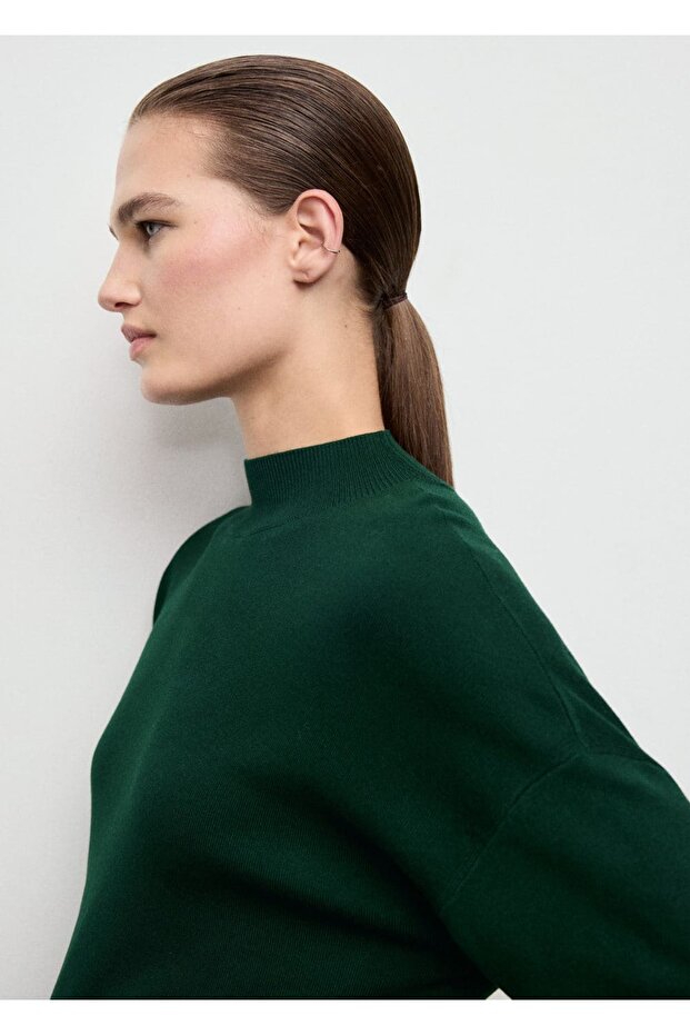 Düğüm detaylı kazak - 5