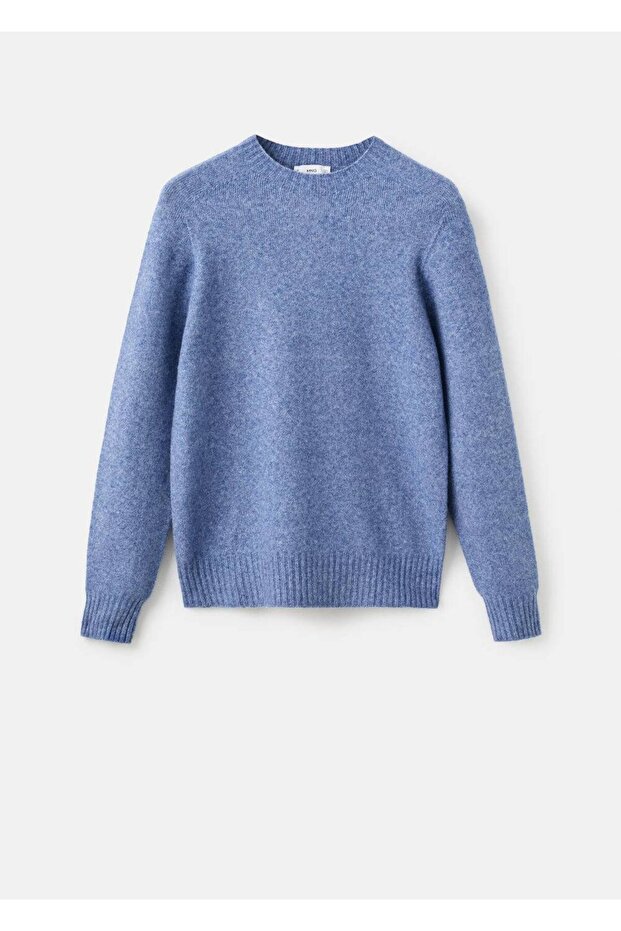 Yün karışımlı triko kazak - 3