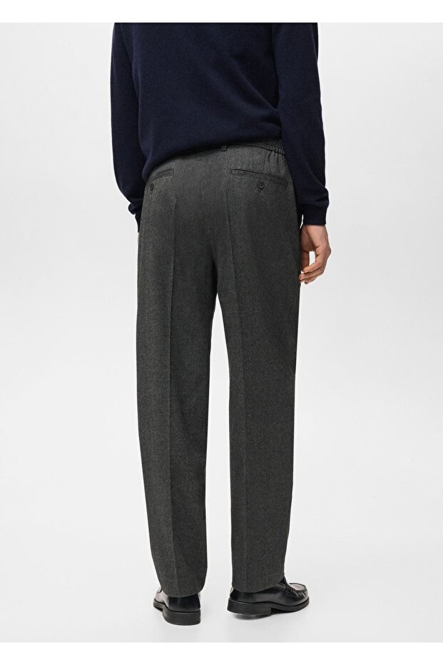 Regular kesim pensli pantolon - 4