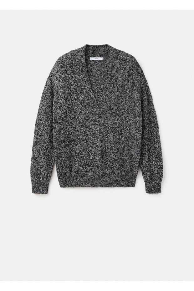 Kırçıllı V yaka kazak - 3