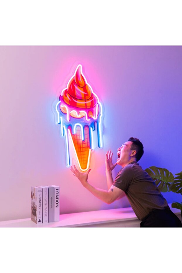 NEON LED IŞIKLI DONDURMA - 2