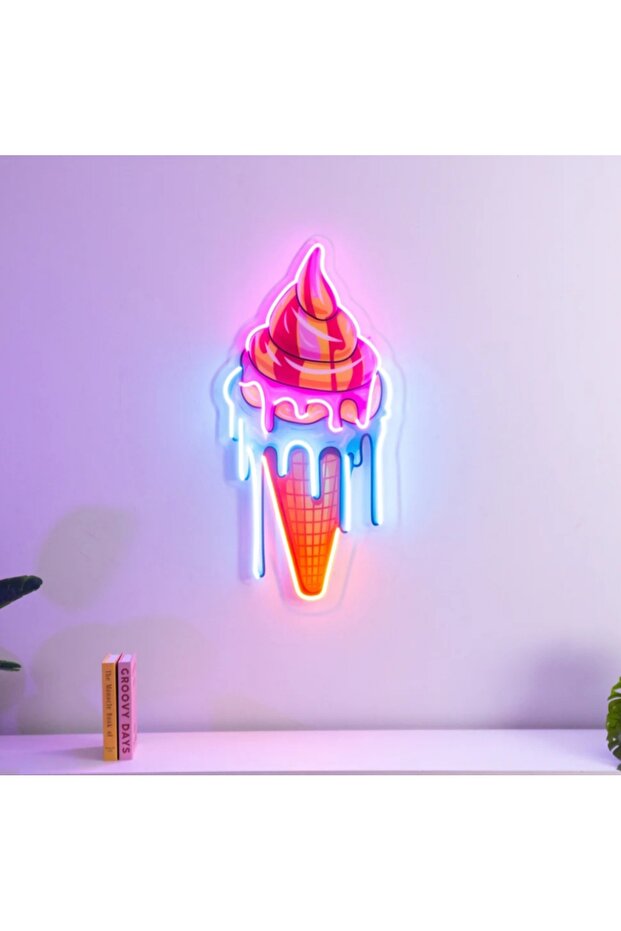 NEON LED IŞIKLI DONDURMA - 1