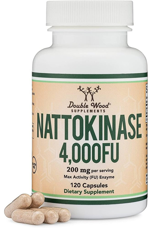 Double Wood Nattokinase 120 Capsules