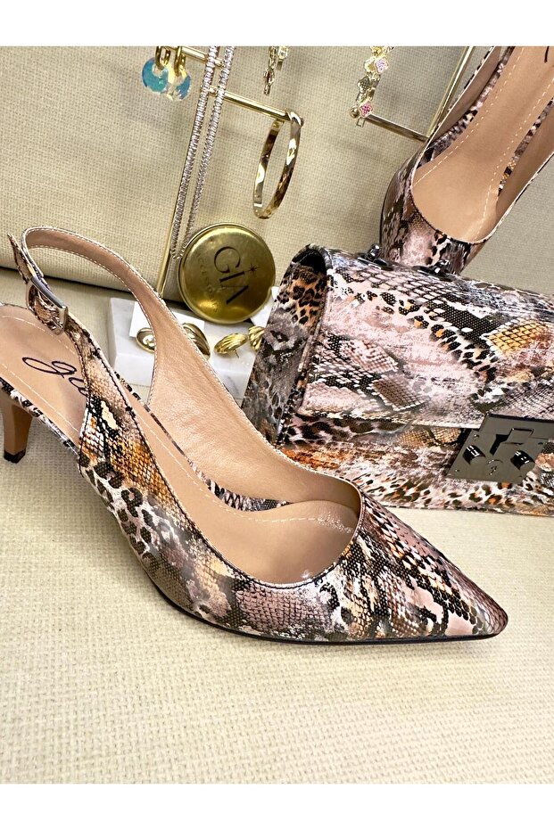 مجموعة من قطعتين بنمط جلد الثعبان - 2