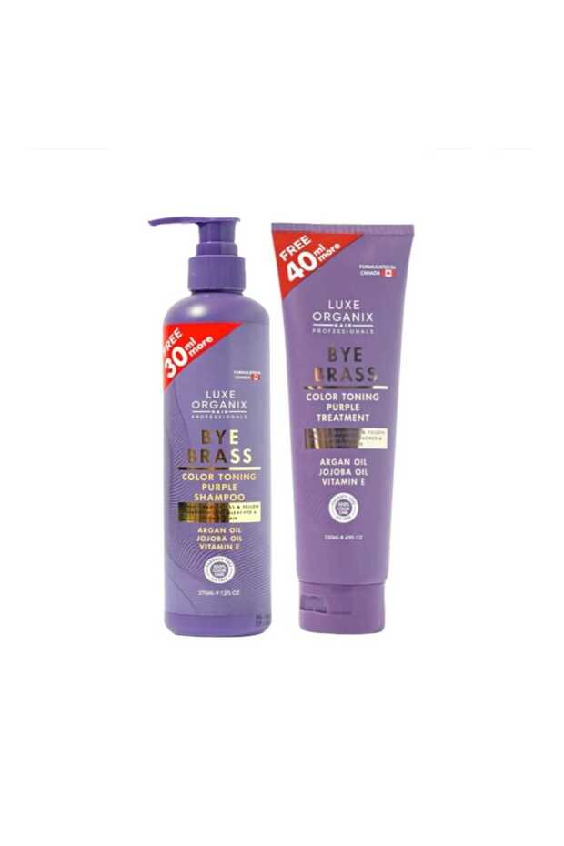 BYE BRASS PURLE SHAMPOO AND CONDITIONER SET