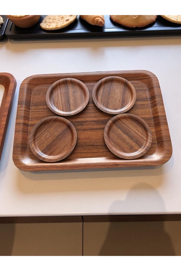 طقم صينية تقديم وتقديم الشاي - 1