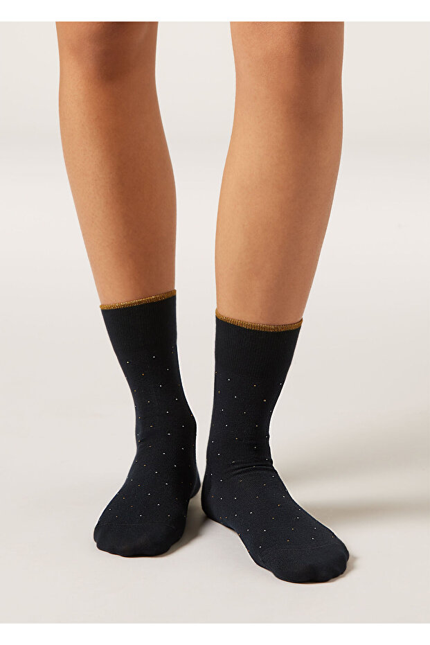 Desenli Çorap - 1