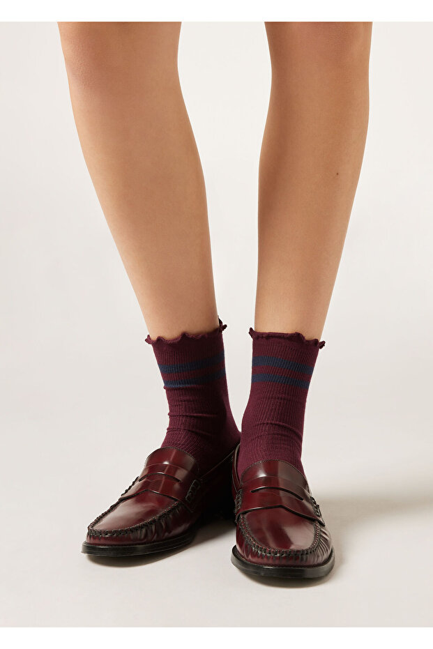 جوارب منقوشة مخططة - 2