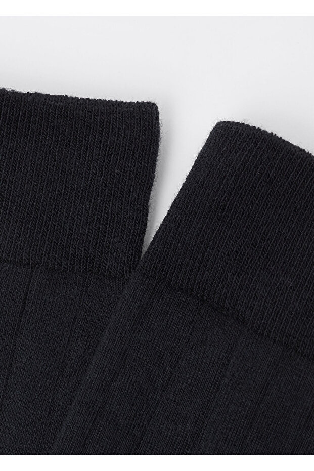 Ribbed 3/4 Length Socks - 2