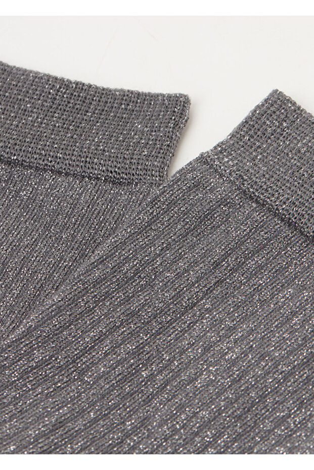 Simli Fitilli Çorap - 3