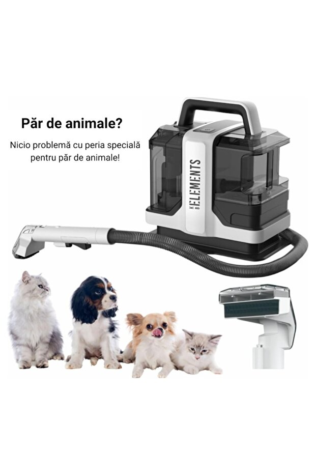 Professional Cleaning Vacuum KB ELEMENTS Injection-Extraction, 5 Accessories, 750W - 2