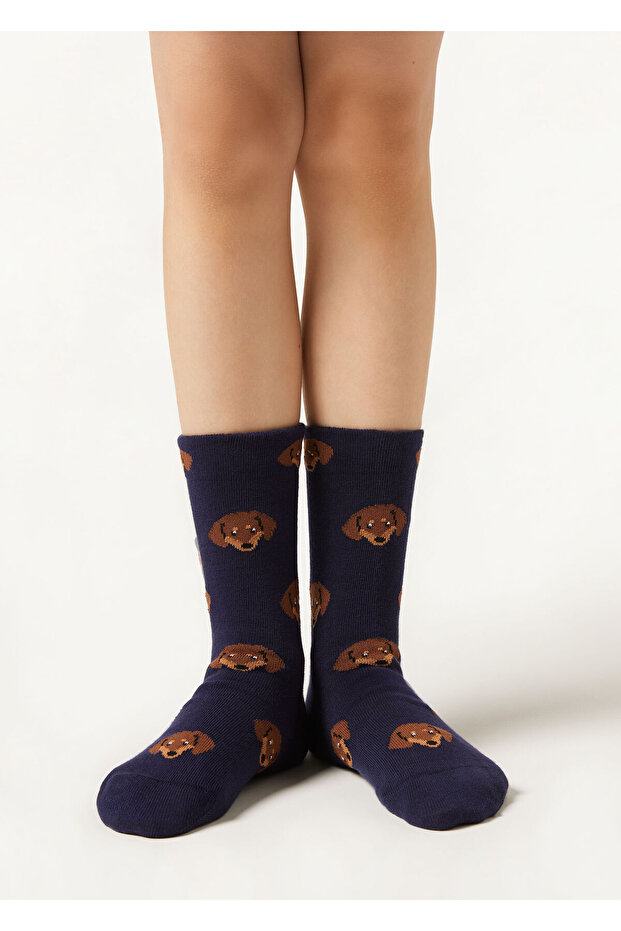 جوارب أطفال منقوشة - 1