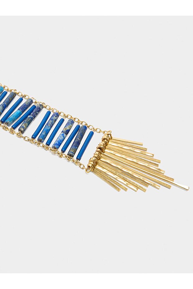 Taşlı Uzun Kolye - 2