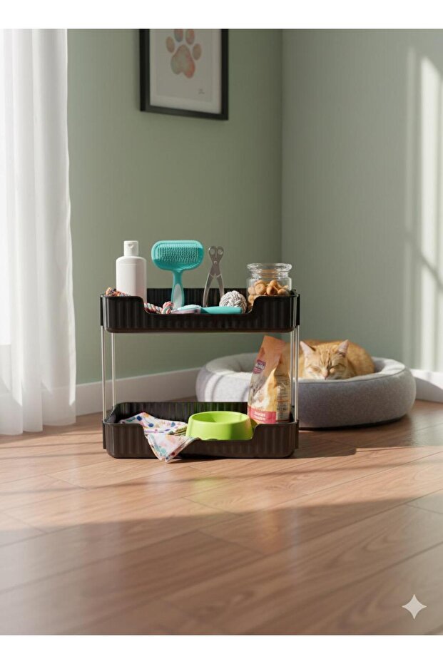 2 KATLI SİYAH ORGANİZER - 7