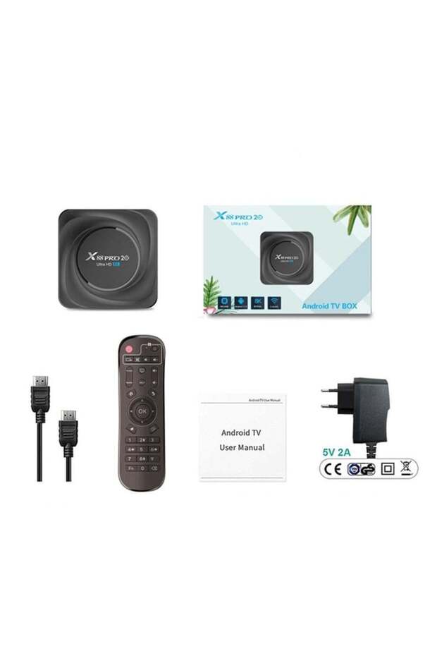 Mini PC Tv Box Techstar® X88 Pro 20, Processor RK3566, Android 11, UHD 8K, HDR, 4GB RAM LPDDR4, 32GB - 5