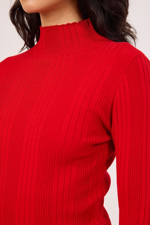 Balıkçı yaka triko kazak - 7