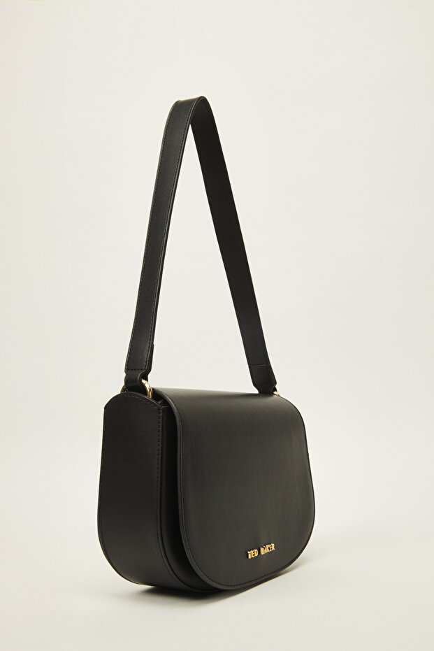 Geantă de umăr cu piele simplă - 3