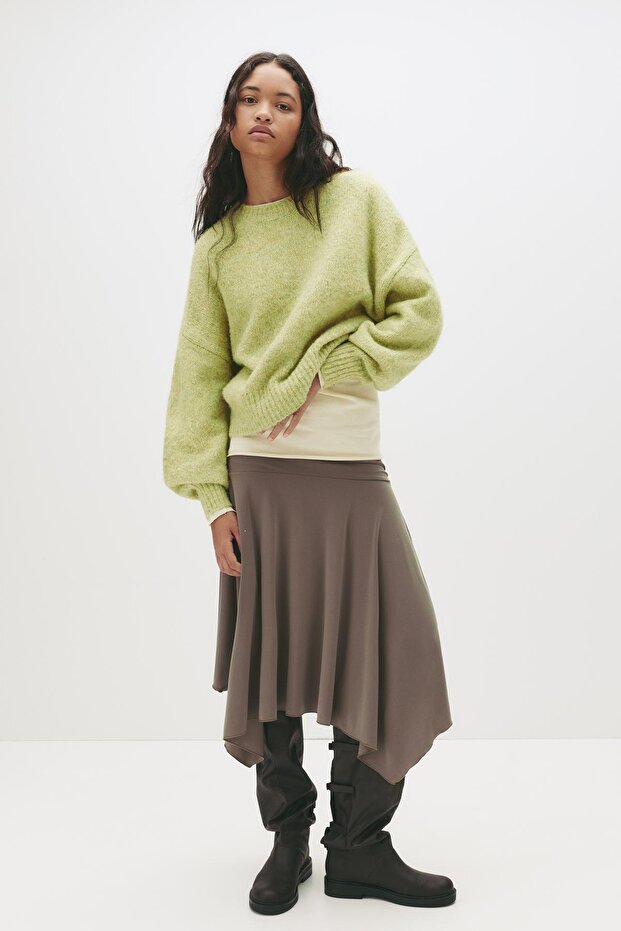 Burgu ipli örgü kazak - 3