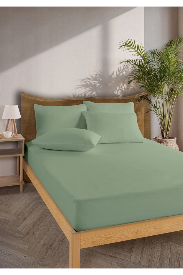 طقم ملاءات سرير سيينا رانفورس مصنوعة من القطن بنسبة 100% - 2